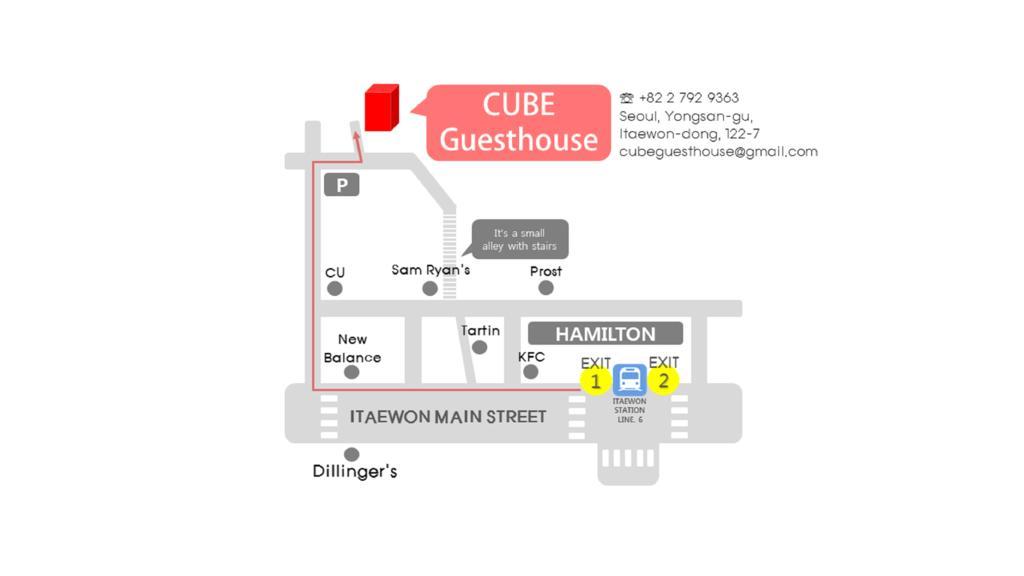 Cube Guesthouse Seoul Eksteriør bilde